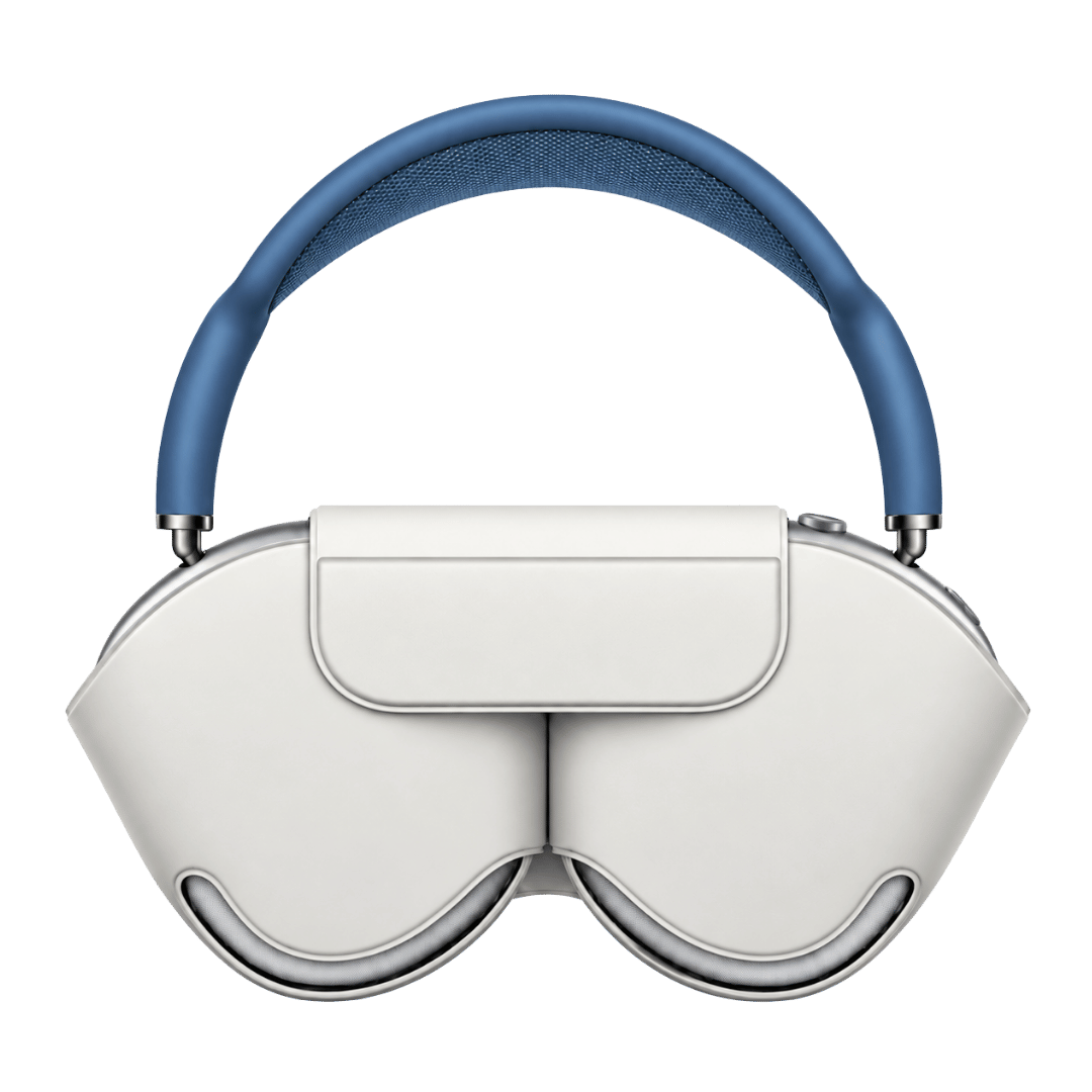 Max Wireless Headphones With Smart Case- Blue