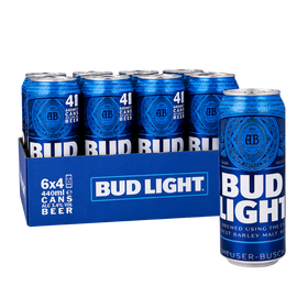 Bud Light lager 3.4% ABV 24 x 440ml