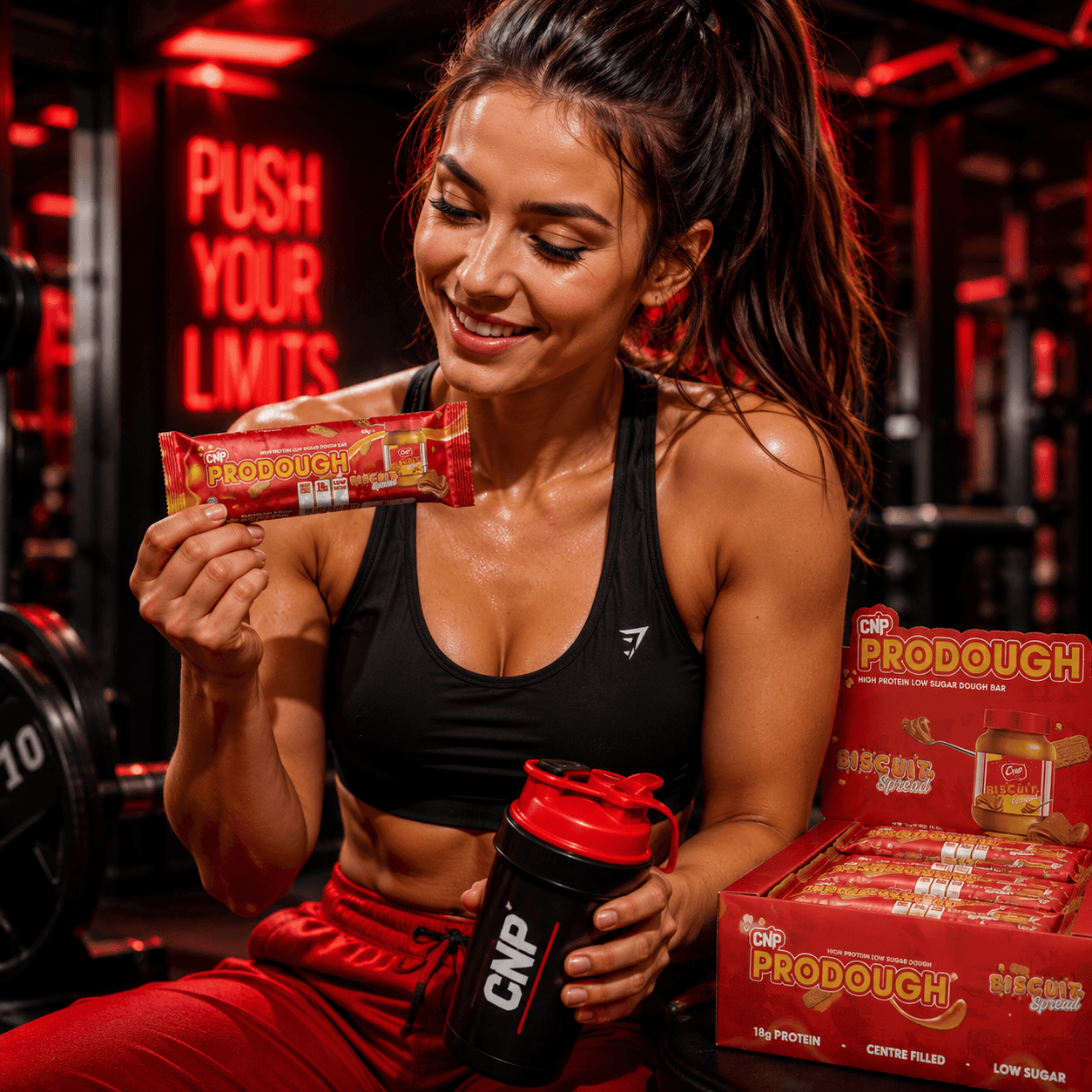 CNP ProDough Biscuit Spread Protein Bar 12 x 60g