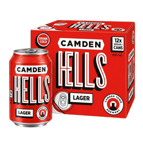 Camden Hells Lager 4.6% ABV 12 x 330ml