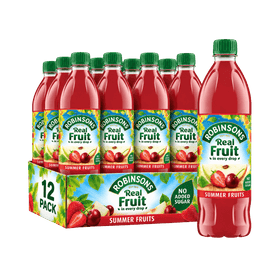 Robinsons Real Fruit Summer Fruits 12 x 1L