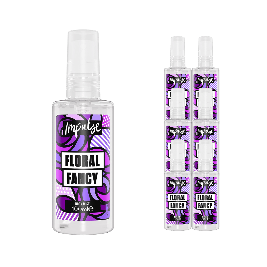 Impulse Floral Fancy Body Mist 6 x 100ml