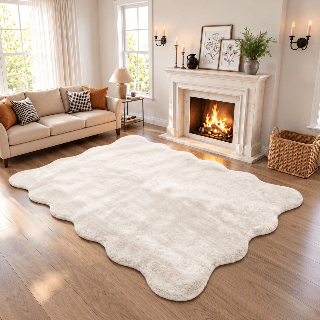 Gaveno Cavailia Scallop Rug 160x230 Cream