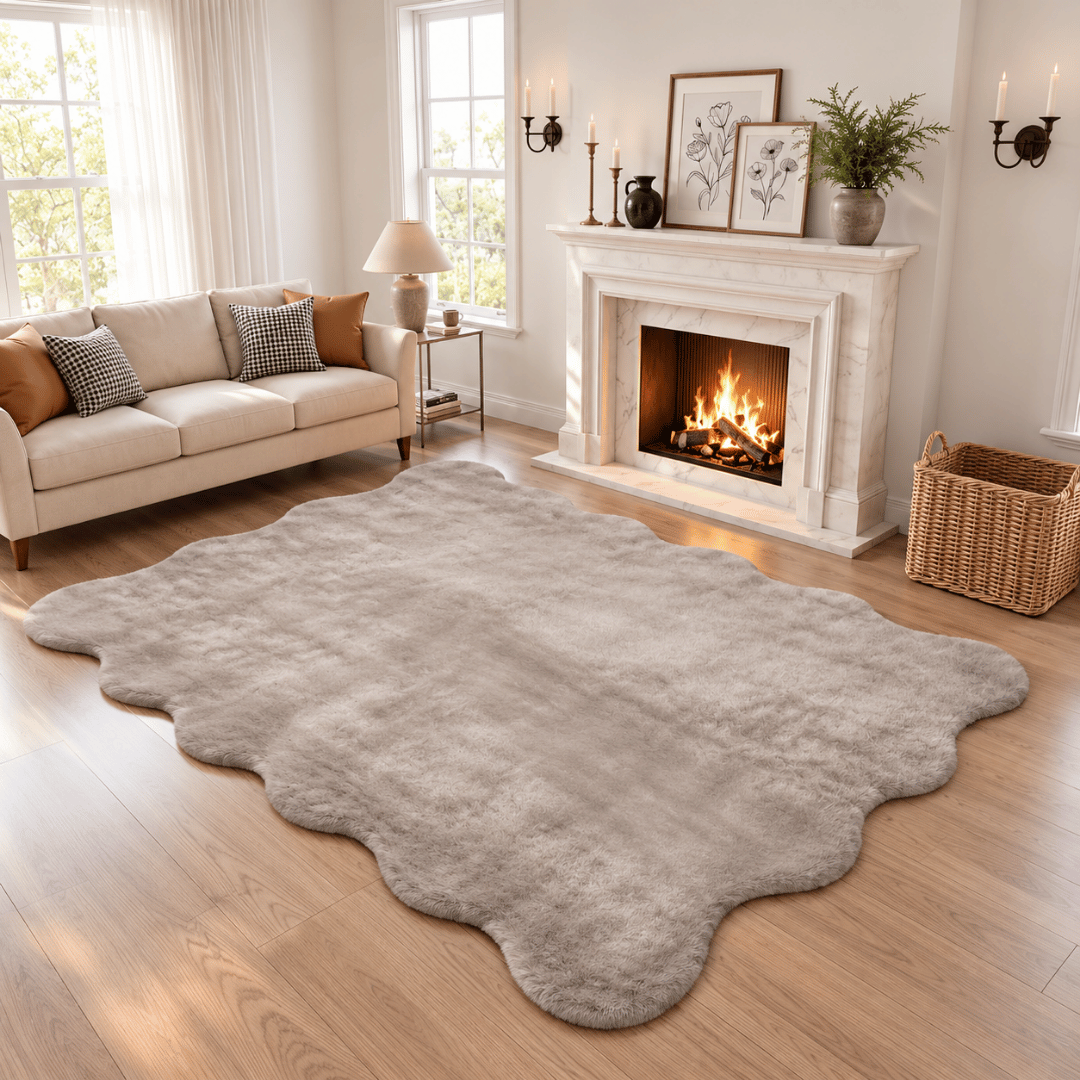 Gaveno Cavailia Scallop Rug 160x230 Natural