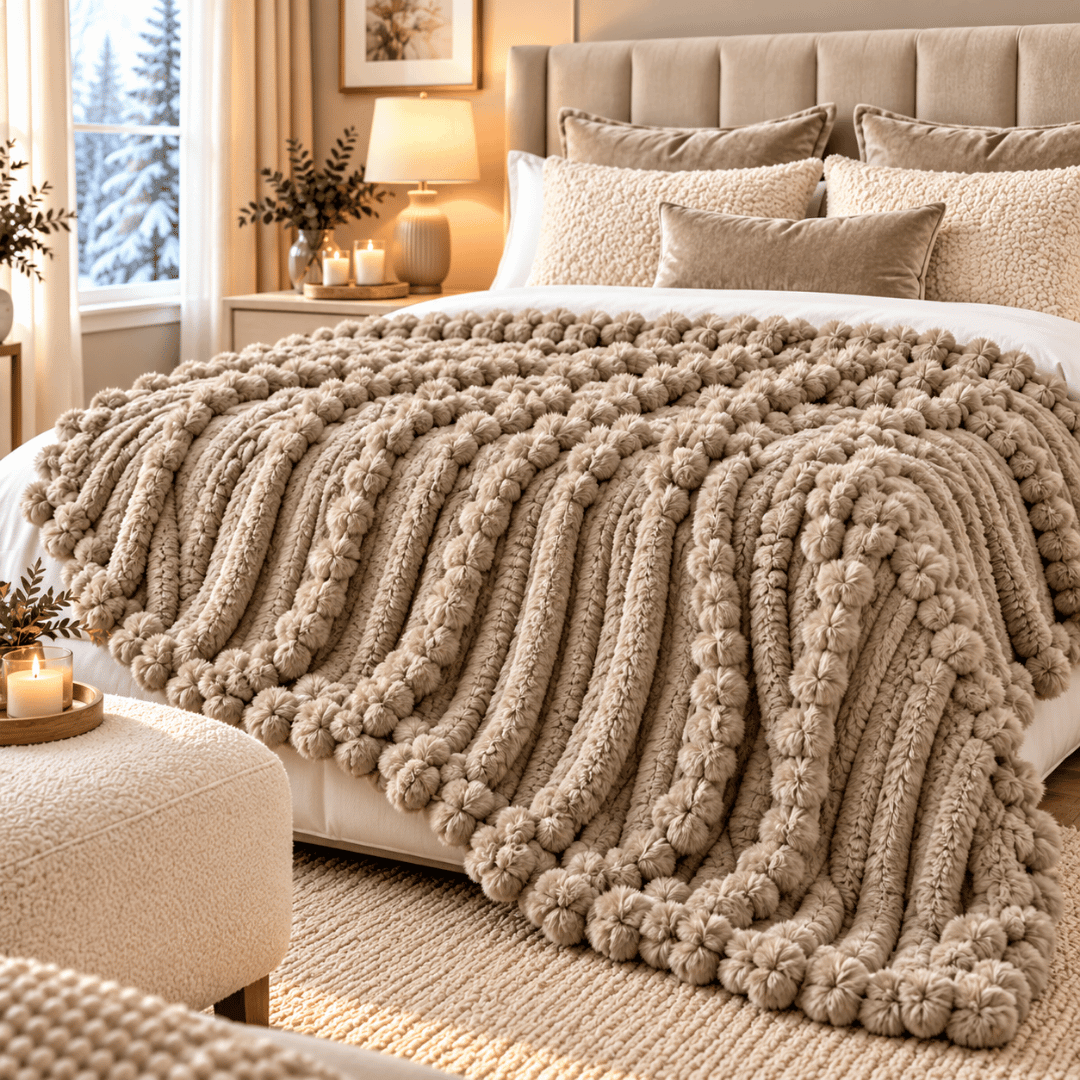 Gaveno Cavailia Supreme Ribbed Throw 150x200 Natural