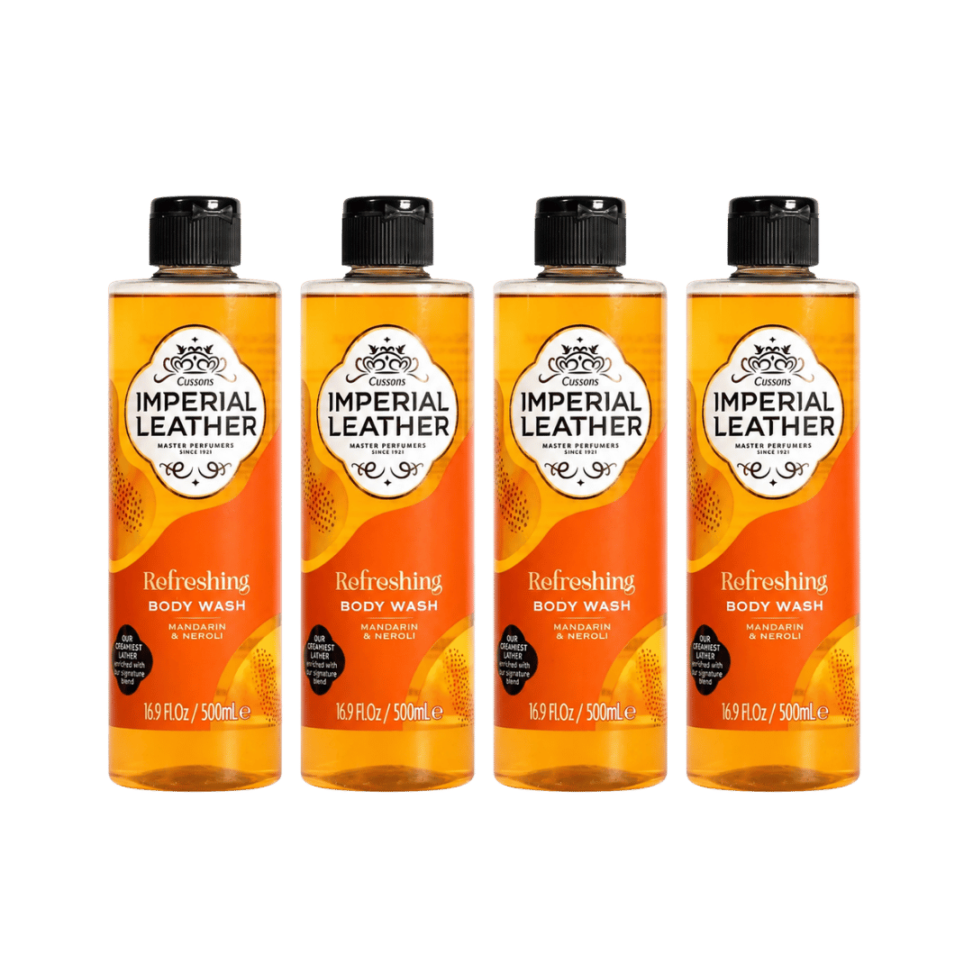 Imperial Leather Refreshing Body Wash Mandarin & Neroli 4 x 500ml