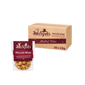 Joe & Seph Mulled Wine Popcorn Snack Pack 30 x 32g