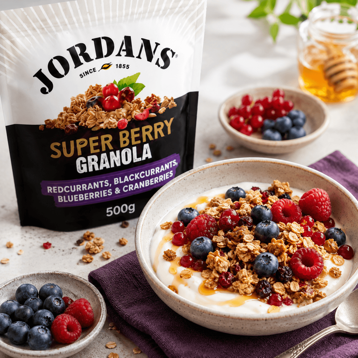 Jordans Super Berry Granola 4 x 500g