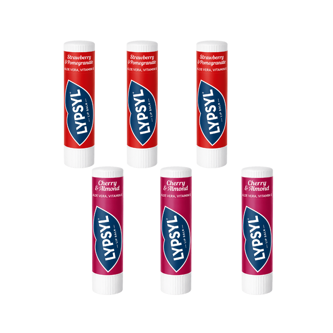 Lypsyl Lip Balm Moisturiser Assorted Flavours 6 Pack