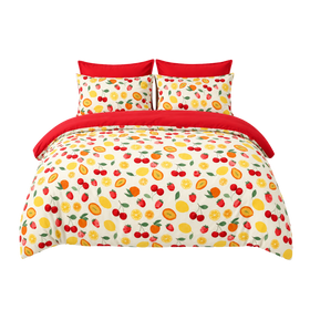 MXM Fun Fruit Duvet Cover Set Double