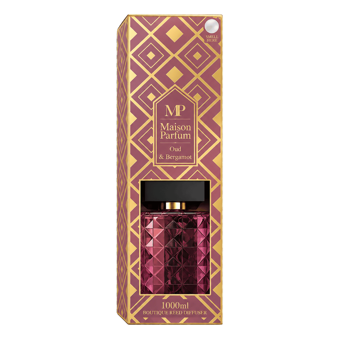 Maison Parfum Oud & Bergamot 1000ml Decanter Diffuser
