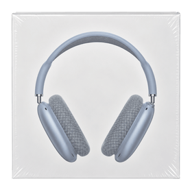 Max Wireless Headphones With Smart Case- Light Blue