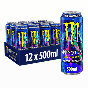 Monster Full Throttle Lewis Hamilton Energy Drink Zero Sugar 12 x 500ml