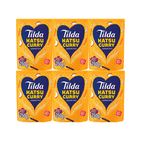 Tilda Katsu Curry Rice 6 x 250g