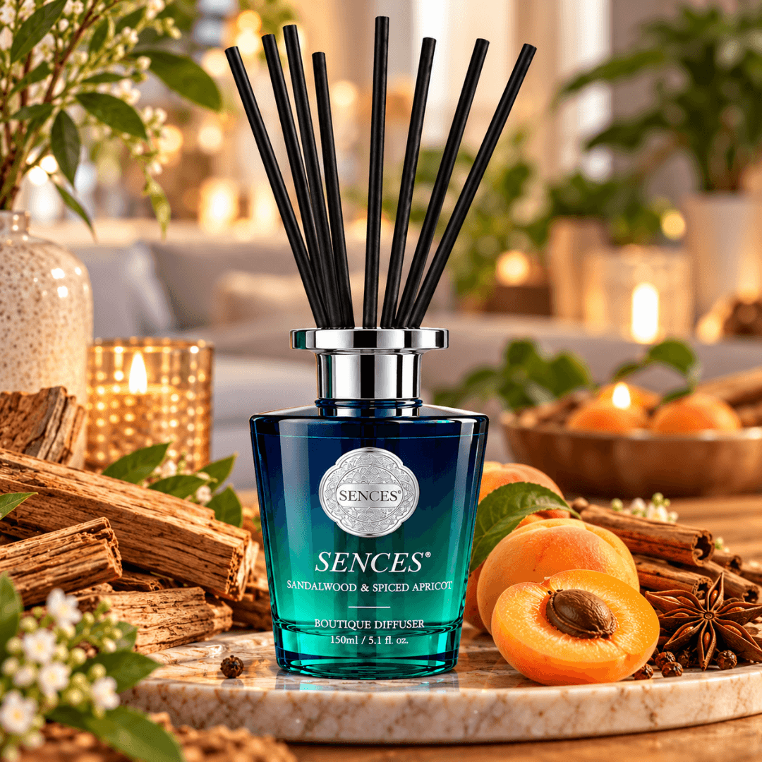 Sences Sandalwood & Spiced Apricot 150ml Diffuser