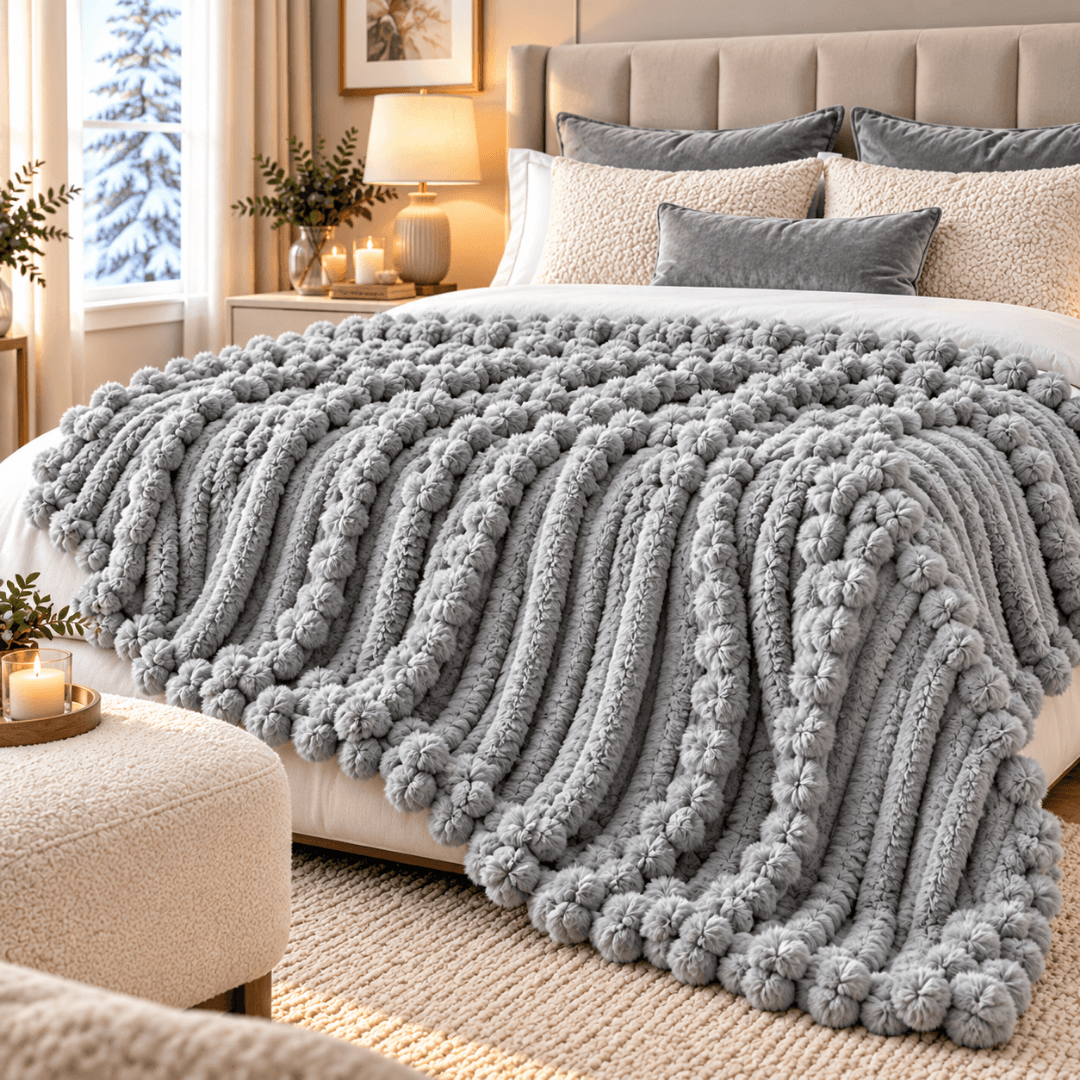 Gaveno Cavailia Supreme Ribbed Throw 150x200 Grey