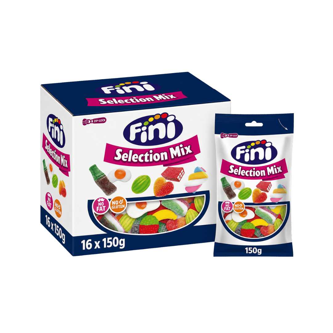 Fini Selection Mix Assorted Fruity Chewy Sweets 16 x 150g