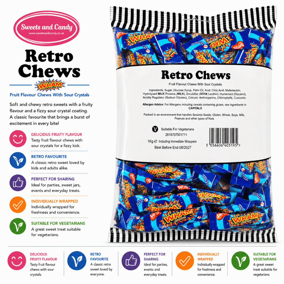 Wham Retro Chewy Sweets 1kg
