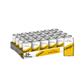 Schweppes Slimline Tonic Water 24 x 150ml Cans
