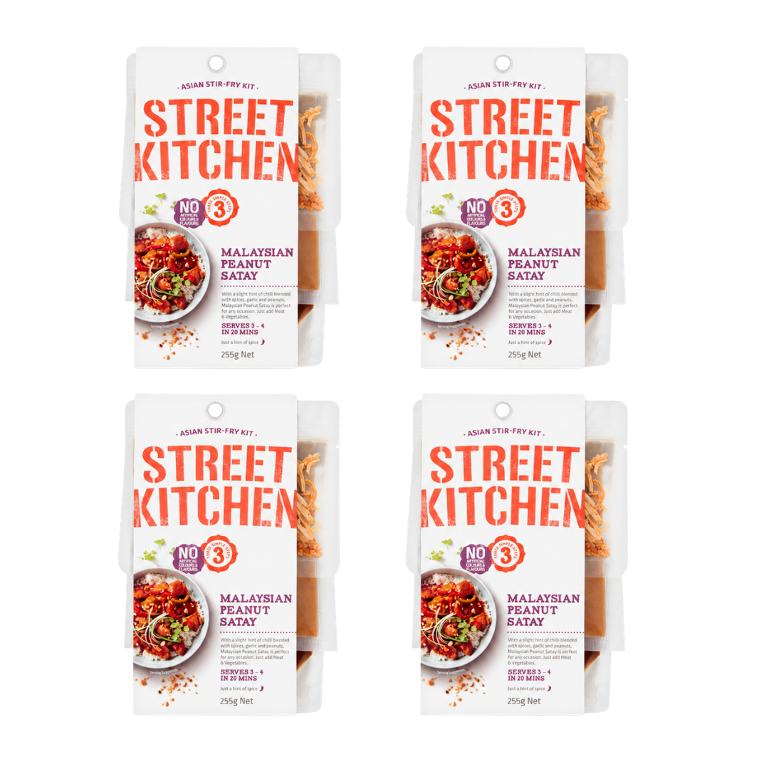 Street Kitchen Malaysian Satay Chicken Meal Kit 4 x 255g