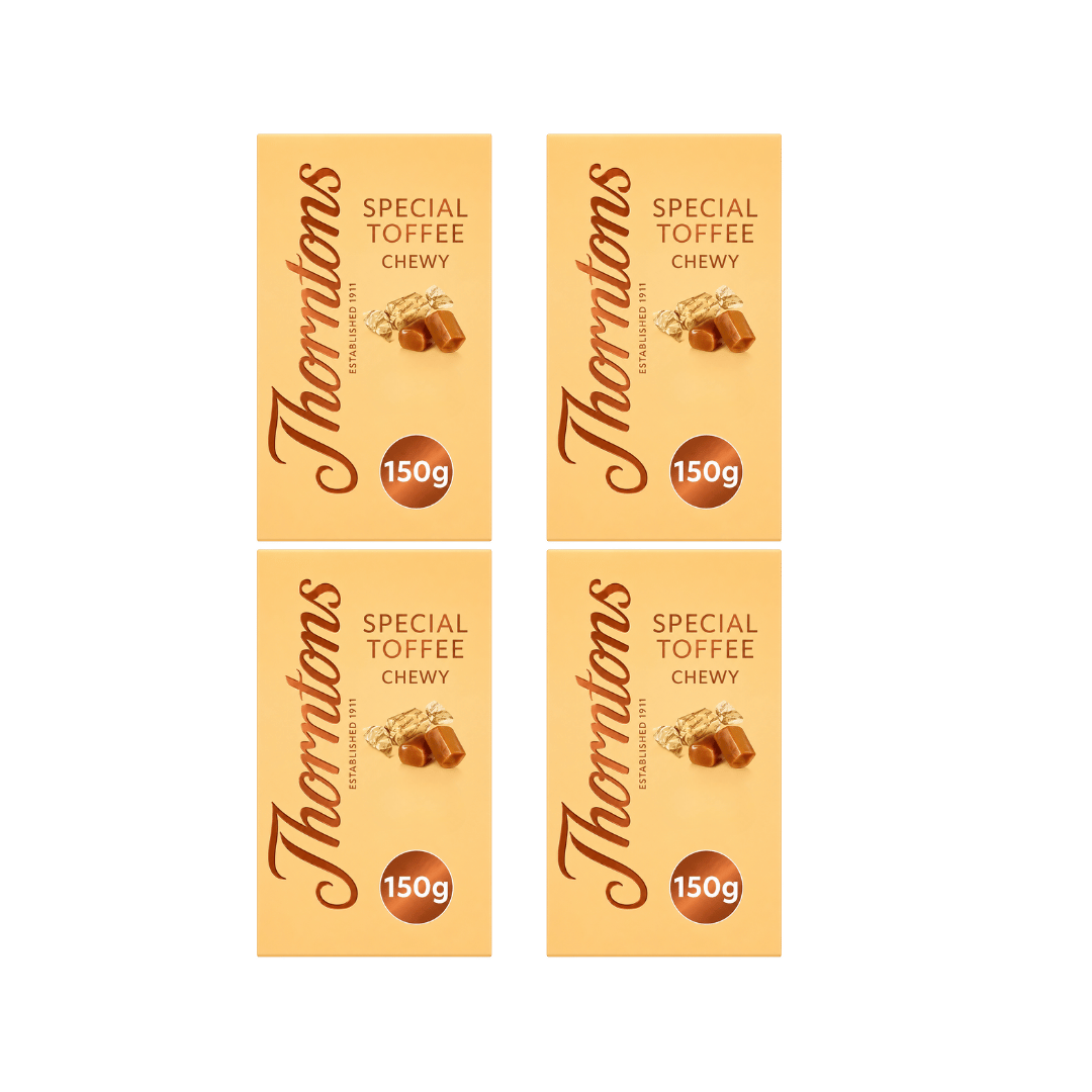 Thorntons Toffee Carton 4 x 150g