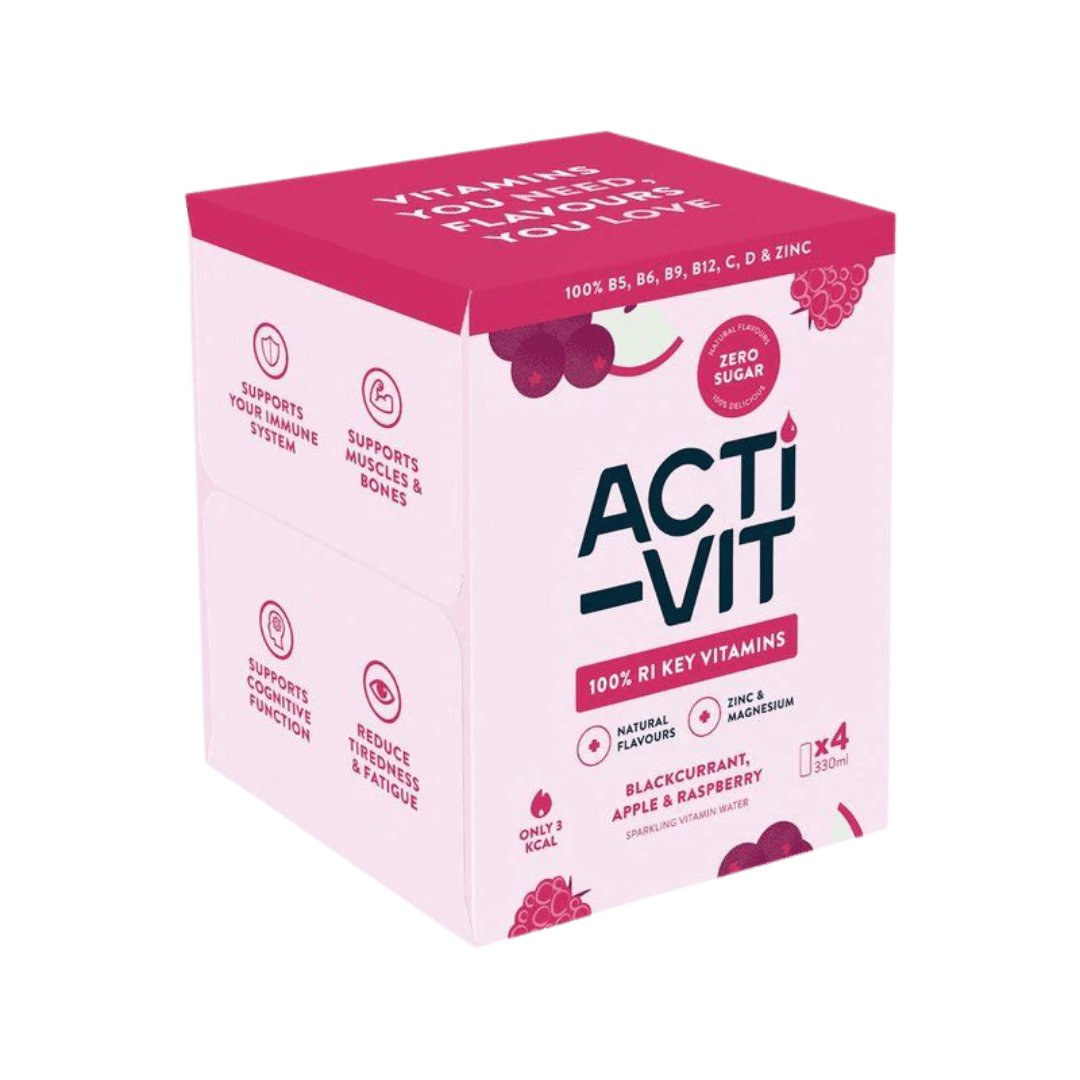 Vit Snus Raspberry Acti-Vit Blackcurrant Apple & Raspberry Vitamin Water