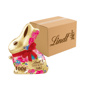 Lindt GOLD Flower BUNNY Milk Chocolates Special Edition 16 x 100g