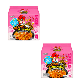 MULTIBUY Paldo Volcano Carbonara Chicken Noodle 8 Pack